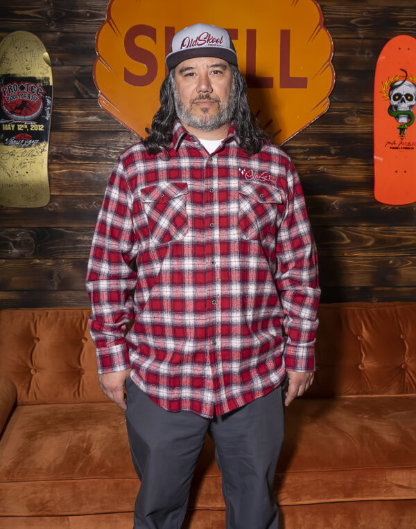 Mens Script Flannel - Image 3