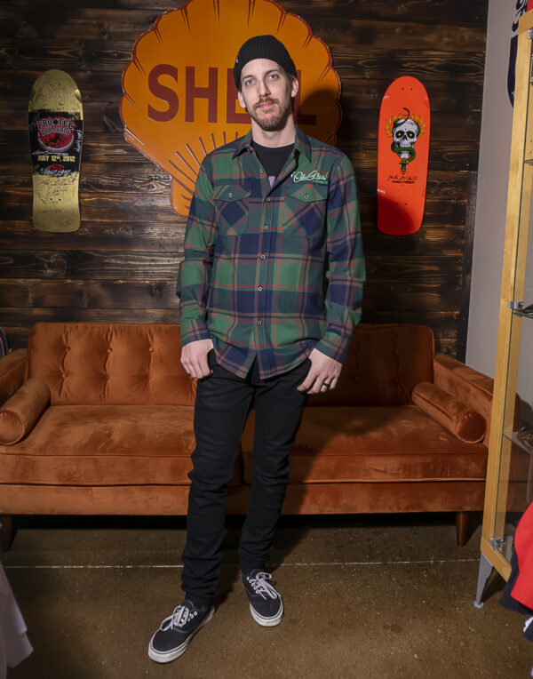 Mens Script Flannel